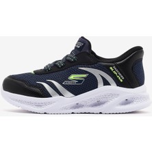 Skechers Skechers Meteor-Lights Brisk-Beams Küçük Erkek Çocuk Lacivert Işıklı Spor Ayakkabı 403848N Nvbk
