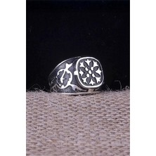 Silverplus Miroğlu Kapaklı 925 Ayar Gümüş Yüzük