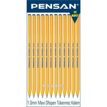 Tükenmez Kalem Office Pen Mavi 1010 12'li