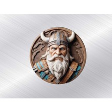 Altınuç Art Design 3 Adet 6x6 cm Uv Baskılı Ahşap Magnet V18