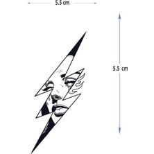 Tattoo MED-041 Yarı Kalıcı Şişek Içinde Kız Desen Dövme-Tatto