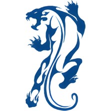 Tattoo GZ-151 Orta Boy Yarı Kalıcı Tiger-Kaplan Desen Dövme-Tatto