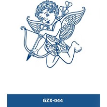 Tattoo GZX-044 Yarı Kalıcı Eros Melek Desen Dövme-Tatto
