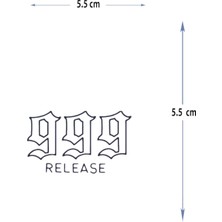 Tattoo MED-107 Yarı Kalıcı 777 Release-Serbest Bırakmak Yazılı Dövme-Tatto