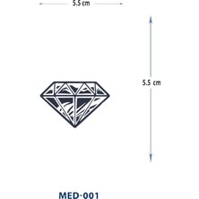 Tattoo MED-001 Yarı Kalıcı Diamont - Elmas Desen Dövme-Tatto