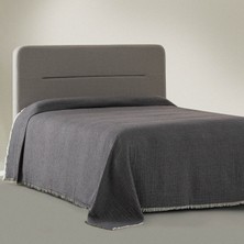 Ecocotton Muna Çift Kişilik Yatak Örtüsü %100 Organik Pamuk Inject Yeşil-Antrasit 230X250 cm