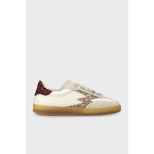 Moaconcept Deri ve Süet Karışımlı Sim Detaylı Sneaker Ayakkabı Bayan Ayakkabı MG703CO