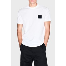 Armani Exchange Logolu % 100 Pamuk Regular Fit Bisklet Yaka T Shirt Erkek T Shirt XM001456 AF10358 U0009