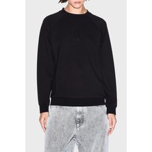 Armani Exchange Logolu Taş Detaylı Loose Fit Bisiklet Yaka Sweat Bayan Sweat XW000826 AF13397 UC001