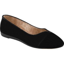 Renkli Butik Kadın Babet Siyah Termo Taban Düz Malzeme ile Şık ve Rahat Seçim