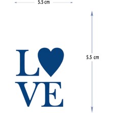 Tattoo MED-034 Yarı Kalıcı Love-Aşk Yazılı Dövme-Tatto
