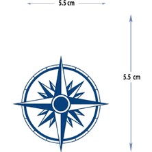 Tattoo MED-160 Yarı Kalıcı Pusula Desen Dövme-Tatto