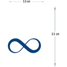 Tattoo MED-010 Yarı Kalıcı Sonsuzluk Simgesi Desen Dövme-Tatto