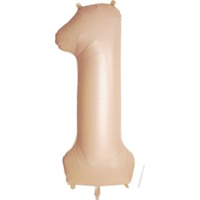 Benim Marifetlerim 1 Rakamı Karamel Folyo Balon 34 Inch 86 cm