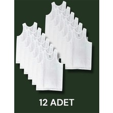 Askılı Erkek Atlet Pamuklu 12'li Paket