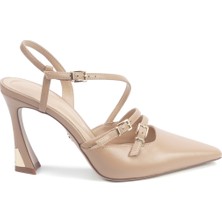 Nine West DOLORES 5PR Bej Kadın Topuklu Ayakkabı