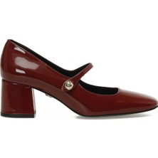 Nine West Rıvas 5pr Bordo Kadın Topuklu Ayakkabı