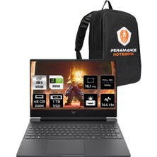 Hp Victus 16 Intel Core I5 14450HX 48GB 1tb SSD RTX4050/6GB 16.1" Fhd 144Hz Fdos Taşınabilir Bilgisayar & Per4 Çanta BL6W5EAPN328