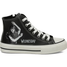 Wednesday PAMA.F5PR Siyah Kız Çocuk High Sneaker