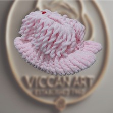 Ev Botu El Örgüsü Pembe