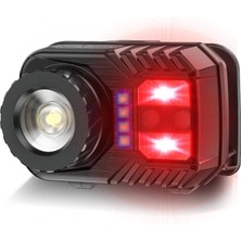 PS-571 Sensör Xpg Cob LED USB Şarj Edilebilir Lityum Pilli Zoomlu Kafa Lambası