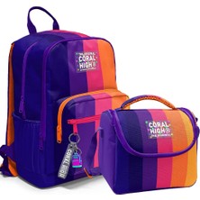 Coral High 2li Set Desenli Okul Çantası Beslenme 23674