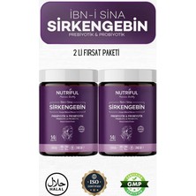 Nutrıful İbni Sina Sirkengebin Probiyotik-Prebiyotik Diyet Macunu 2’li Fırsat Paketi 240 Gr