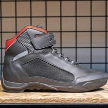 25 Garda Siyah Kırmızı 4 Mevsim Motosiklet Botu