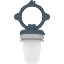 Bfs    Silikon Püre Meyve Sebze Emziği Deep Blue / Powder Grey