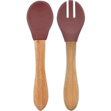 Bfs    Mama Kaşığı ve Çatal Seti Velvet Rose