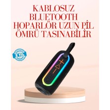 Taşınabilir Bluetooth Hoparlör Kırmızı IP67 Su Geçirmez