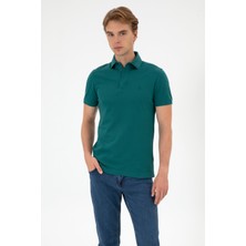 U.s. Polo Assn. Erkek Koyu Yeşil Tişört Basic 50306015-VR101