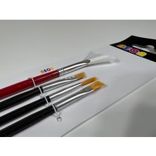 Neon 4'lü Hobi Fırça Seti HKD-141