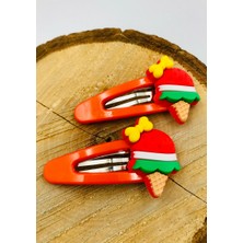 2 Li Figürlü Renkli Lüks Çıt Çıt Toka