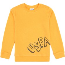 U.S. Polo Assn. Erkek Çocuk Mango Bisiklet Yaka Basic Sweatshirt 50313979-VR244