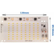 220 Volt 50 Watt Gün Işığı Hazır Projektör Pcb Ledi Smd 2835 Ledli Projektör
