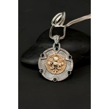 Özel Tasarım Vintage Asaletin Simgesi Zambak Gümüş Erkek Kolye