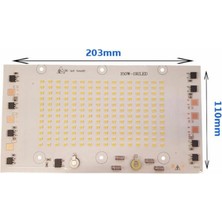 220 Volt 150 Watt Beyaz Hazır Projektör Pcb Ledi Smd 2835 Ledli Projektör Kartı