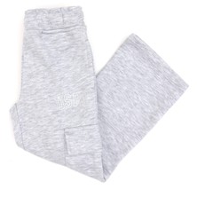 U.S. Polo Assn. Kız Çocuk Açık Gri Melanj Cep Detaylı Parlak Baskılı Eşofman Altı 50316892-VR091