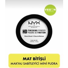 Nyx Professional Makeup Mini Pudra High Definition Finishing Powder Mini Transparan Toz Pudra 2.8 gr
