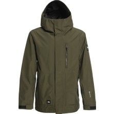 Quiksilver Mission Gore-Tex Erkek Yeşil Snowboard Ceketi