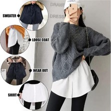 Passense Lastikli Düğmeli Kurtarıcı Gömlek Altı Eteklik -Beyaz