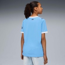 Puma Mcfc Çocuk Mavi İç Saha Futbol Forması.01