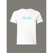 Calvın Kleın Kadın  Beyaz T-Shirt LV047C854G Yaa