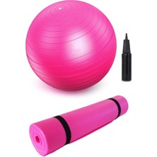 50 cm Pilates Topu ve 7mm Pilates Minderi Egzersiz Seti, Yoga ve Fitness Için Ideal