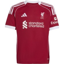 adidas Liverpool Fc 25-26 İç Saha Çocuk Kırmızı Futbol Forması.-