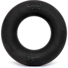 El Güçlendirme Topu, Parmak ve Bilek Egzersizi, Siyah, Sert Halka