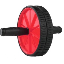 Hall Breathe Kırmızı Ab Wheel Tekerlekli Vücut Egzersiz Spor Aleti, Güç ve Dayanıklılık Artırıcı