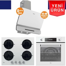 Hoover & Ferre Ultra Sessiz  Ankastre Set (HOT3161W + HVW6MW + Ferre D081-SA)