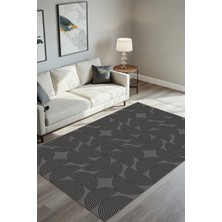 The Reef Design Yarım Daire Geometrik Desenli Hali Dekoratif Halı Oturma Odası Halısı